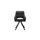チェア (イス 椅子) UP 364 DAVIS（ダヴィス）spin chair ブラック BK 黒 スピンチェア (イス 椅子) ブラック BK - チェア UP 364 DAVIS（ダヴィス）の進化形 快適な座り心地とスタイリッシュなデザインが融合した、新たなる座り体験をお届けします 黒