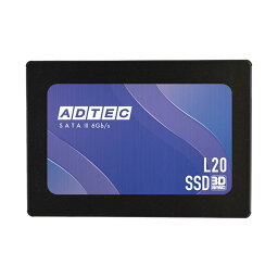 アドテック 3D NAND 内蔵SSD2.5インチ SATA 256GB AD-L20DS25I-256G 1台 次世代のストレージ技術 驚異の3D NANDフラッシュ搭載 容量豊富な2.5インチSATA接続の256GB内蔵SSD、パフォーマンスと信頼性を追求したAD-L20DS25I-256Gが登場