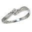 ダイヤリング 指輪 ウェーブリング 13号 波の輝きが魅力の13号リング ダイヤモンドの輝きが指先を彩るウェーブリング