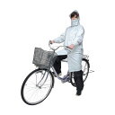 トキワ 雨先案内人 サイクルコート シルバーホワイト Mサイズ 3193-SW-M 白 雨の日の自転 ...