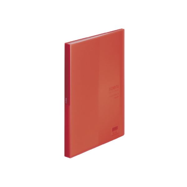 （まとめ）LIHITLAB クリヤーブック40P N8102-3 赤（×10セット） 透明な世界への扉 40ページのクリエイティブブック 赤い情熱があなたを魅了する 10セットでお得にご提供
