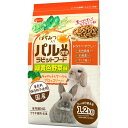 (まとめ)日本ペットフード パルワンラビットフード 緑黄色野菜味 1.2kg ウサギフード 【×2セット】 3つの野菜が贅沢に詰まった、ウサギのための特別なフー...