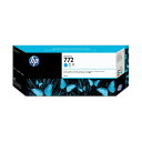 (まとめ) HP772 インクカートリッジ シアン 300ml 顔料系 CN636A 1個 【×3セット】 革新的な色彩を生み出す 高品質なインクカートリッジ ...