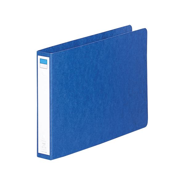 （まとめ） リヒトラブ リングファイル B5判ヨコ型（背幅35mm） F-832 藍 1冊入 【×5セット】 多彩なサイズで快適な使い心地 手軽にめくれるOリング式 便利なB5判ヨコ型リングファイル（背幅35mm）藍色、1冊入りのセット×5