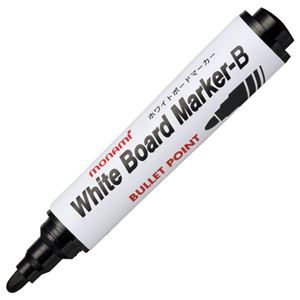 (まとめ) モナミ ホワイトボードマーカーB 丸芯 黒 10501 1本 【×60セット】 白 白板を彩る、柔らかなタッチの筆記具 ホワイトボードマーカーB 丸芯 黒 書き心地の良さが魅力 まとめてお得な60本セット 白