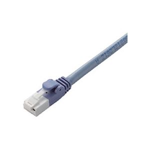 （まとめ） Cat6対応ツメ折れ防止LANケーブル 配線 ブルー 2m LD-GPT／BU2／RS 1本 【×10セット】 青 高速通信を守る 折れにくいブルーのCat6対応LANケーブル 配線 2m、まとめて10本セット 青