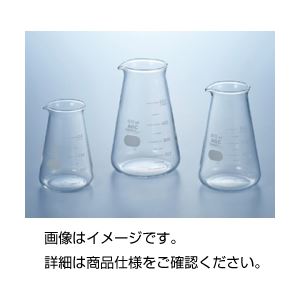 （まとめ）コニカルビーカー（IWAKI） 300ml【×10セット】 実験の必需品、使い捨て容器 進化したコニカルビーカー、300ml×10セット 信頼のガラス製、実験器具の新定番