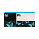 (まとめ) HP771B インクカートリッジ イエロー 775ml 顔料系 B6Y02A 1個 【×3セット】 黄 鮮やかな黄色の顔料系インクカートリッジ、容量...