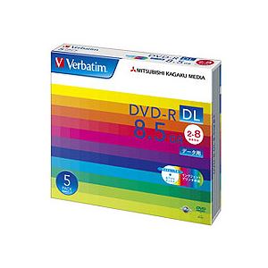 (まとめ) バーベイタム データ用DVD-R DL 8.5GB ホワイトワイドプリンターブル 5mmスリムケース DHR85HP5V1 1パック(5枚) 【×3セット】 白 データ保存の頼れる相棒 8.5GBの大容量 大型 プリンターで直接印刷可能 スリムで整理 収納 もラクラク バーベイタムのDVD-R DL 5枚