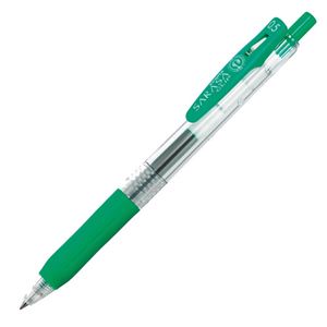 (まとめ) ゼブラ ゲルインクボールペン サラサクリップ 0.5mm 緑 JJ15-G 1本 【×60セット】 0.5mmの緑のゲルインクボールペンが60本セットで登場 使いやすく高品質な筆記具で、仕事や学校での使い勝手がアップし、書く喜びが広がります 新たな書き体験を始めましょう