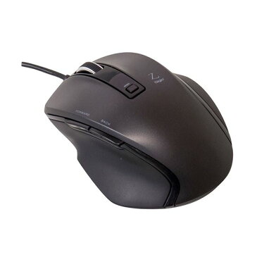 (まとめ) 小型有線5ボタンBlueLEDマウス ブラック MUS-UKF120BK 1個【×3セット】 黒