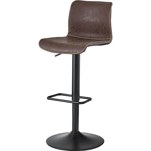 カウンターチェア/椅子ブラウン約W43times;D48times;H86-107times;SH57-78cm組立品茶