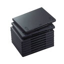 （まとめ） DVDトールケース 1枚整理 収納 ブラック CCD-DVD03BK 1パック(10枚) 黒 高い耐久性 頑丈 で軽量なポリプロピレン製DVDケース 割れる心配なし のDVDケースで大切なディスクを安心 安全 整理 収納 ブラックカラーでスタイリッシュに 1パック(10枚)×