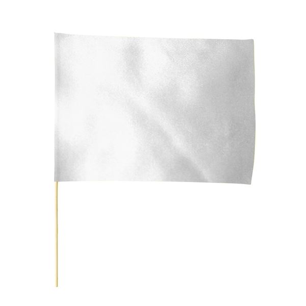 （まとめ）サテン大旗 シルバー φ12mm 【×10個セット】 輝く銀の輝き、直径12mmのサテン大旗が10個セットでお得 華やかなシルバーが魅力、新たなる時代の旗へと進化