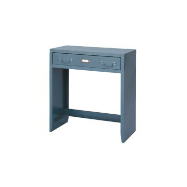 モダン パソコン PC デスク (テーブル 机) /学習机 テーブル 【グリーン】 幅70cm 引き出し1杯付き 金属 スチール 製 〔リビング ダイニング 仕事部屋 勉強部屋〕 緑