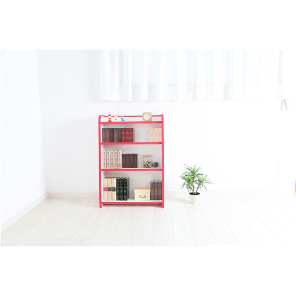 知育家具EVAキッズシリーズほんだな幅63.3cmグリーン【完成品】緑