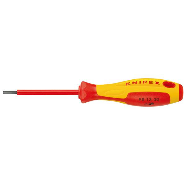 KNIPEX（クニペックス） 9813-4.0 絶縁六角棒ドライバー 1000V 高電圧に耐える絶縁六角棒ドライバー、1000V対応のKNIPEX（クニペックス）9813-4.0 信頼性と安全 安心 性を追求した究極のドライバー 電気事故のリスクを最小限に抑え、作業効率を最大化 信頼と品質の証、KNIP