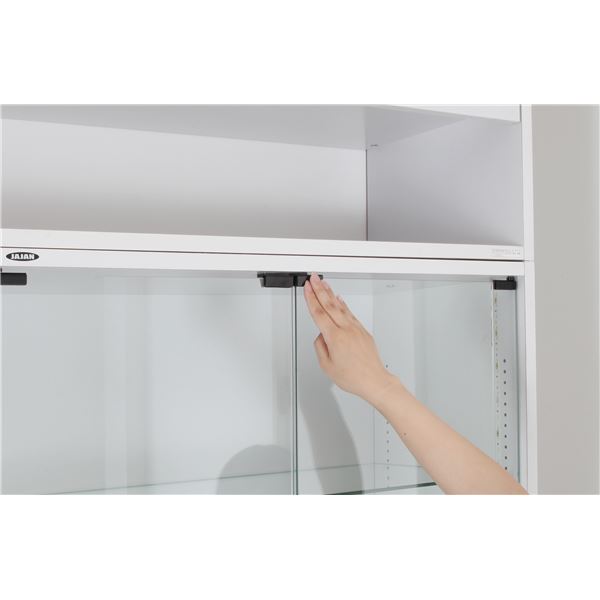 コレクションラックワイドハイタイプ本体奥行29cmブラック【組立品】黒