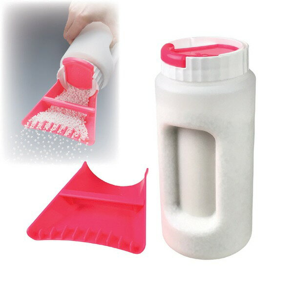 簡単に撒くだけで、凍った路面をスッキリ解氷 日本製 国産 の顆粒融雪剤1kgセット 付属の散布プレートで手軽に使用可能 雪対策や冬支度に最適 アイスバーンや凍結した車庫、ガレージ、玄関前、雪道にも効果的のサムネイル