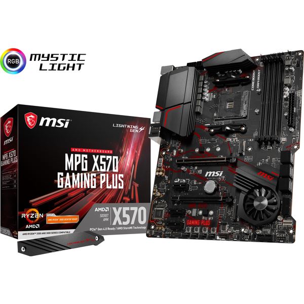 MSI AMD X570 ATX ゲーミングマザーボード MPG X570 GAMING PLUS