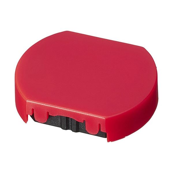 (まとめ) シャイニー スタンプ台内蔵R-524・R-524D専用 交換パッド 赤 R-524-7R 1個 【×30セット】 輝くスタンプ台 内蔵交換パッドで便利さ倍増 赤い魅力が溢れるR-524・R-524D専用 30セットでお得にGET