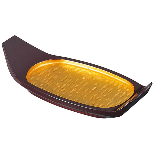 小判舟/和食器 【金粉蒔 A】 240×114×54mm 日本製 国産 〔和食 レストラン 居酒屋 店舗 お店〕 和の風情を纏う、飲食店にもふさわしい国産 食器 日本の伝統を受け継ぐ小判舟が、食堂や割烹、料亭に華を添えます 金粉蒔Aの美しい輝きが、和食の饗宴を一層引き立てます 日のサムネイル