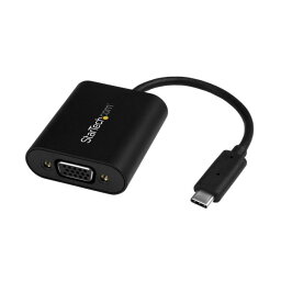 USB-CコンピュータをVGAディスプレイに接続し、スムーズなプレゼンを楽しめるStarTech USB-C-VGA変換アダプタ プレゼンテーションを効率化する最適なアイテム