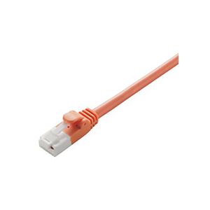 （まとめ）Cat5e対応ツメ折れ防止LANケーブル 配線 オレンジ 3m LD-CTT/DR3/RS 1本【×10セット】 ネバツメ 高速通信LANケーブル 配線 オレンジ 3m 10本セット