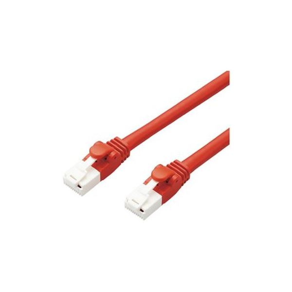 （まとめ） LANケーブル 配線 Cat6A 1m 赤 LD-GPAT／RD1／RS【×3セット】 高速通信を極める 最新テクノロジー搭載 驚異のパフォーマンス 次世代LANケーブル 配線 1m 赤 ネットワークの未来を切り拓く 【3セット】