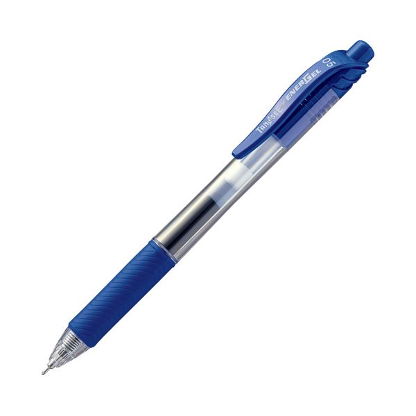 (まとめ) TANOSEE ノック式ゲルインクボールペン ニードルタイプ 0.5mm 青 1本 【×100セット】 滑らかな書き心地の新感覚ボールペン 0.5mmのニードルタイプで繊細な線を描けます 鮮やかな青インクで文字が引き立ちます ノック式で使いやすく、忙しい時もストレスフリー 10 1