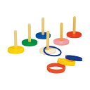 トーエイライト 輪投げ(6色1組) B2421 1セット 自由な配置で多彩な遊び方が楽しめる カラフルな輪投げセットがあなたの遊びを彩ります 豊富なバリエーションで、楽しさが広がる