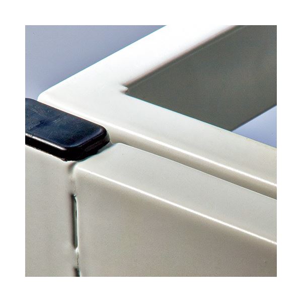 TANOSEE 傘立て（折りたたみタイプ） 24本用 ホワイト 1台 完成品 白