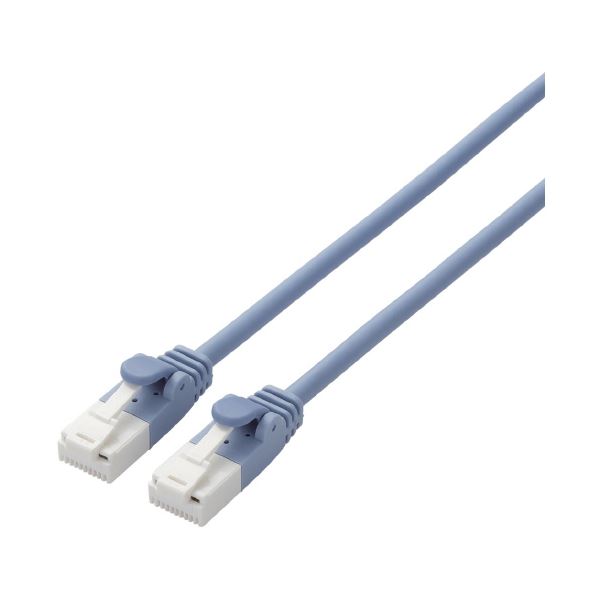 (まとめ) LANケーブル 配線 やわらか6A 青 2m LD-GPAYT/BU20 【×3セット】 柔軟性抜群 高速通信に最適なブルーLANケーブル 配線 6A 2m×3セット 青い繋がりで快適ネットライフを実現