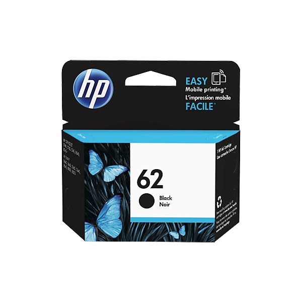 楽天株式会社夢の小屋（まとめ）HP HP62 インクカートリッジ 黒C2P04AA 1個 【×3セット】 高品質な印刷を実現する、メーカー純正のインクジェットカートリッジ 黒C2P04AAを1個セットでお得にご提供 HP HP62インクカートリッジ、3セット