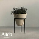 ダイザ プランター 直径25 アイボリー 正規輸入品 北欧 インテリア 高級 Audo オドー 通販 植木鉢 花台 セット 室内 観葉植物 プランタースタンド 黒 シンプル 高級ブランド モダンインテリア デザイナーブランド