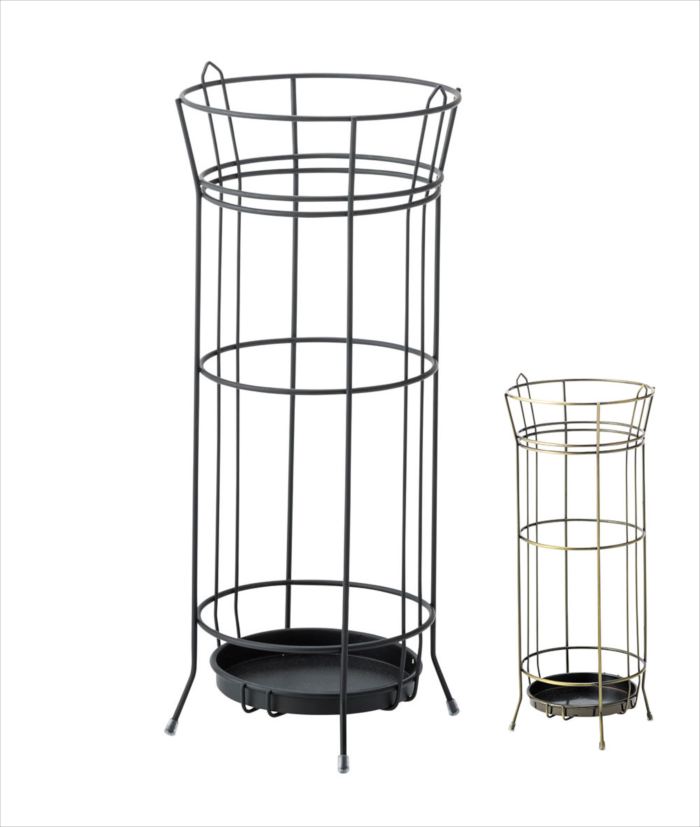 傘立て おしゃれ 人気（アンティークゴールド / ブラック） ヨーロピアン アイアン ガーデン 業務用 屋外