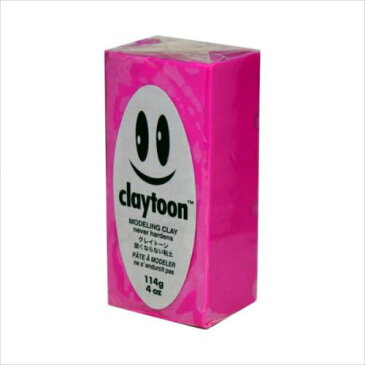 MODELING CLAY(モデリングクレイ)　claytoon(クレイトーン)　カラー油粘土　マゼンダ　1/4bar(1/4Pound)　6個セット　　【abt-1549539】【APIs】