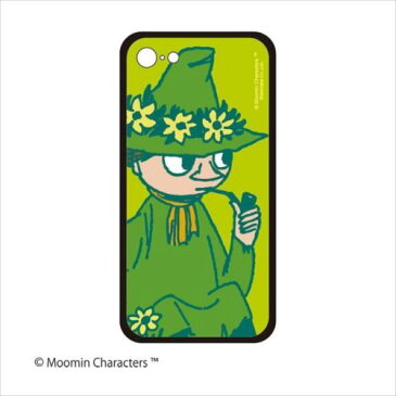 MOOMIN ムーミン ハードガラスケース for iPhone8/7 スナフキン MM-3283　　【yst-1441160】【APIs】