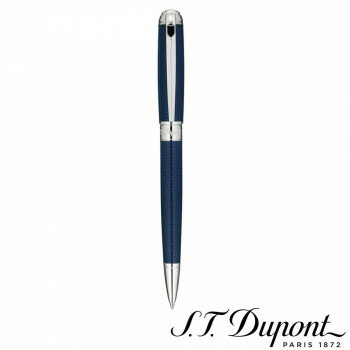 デュポン S.T. Dupont　エス・テー・デュポン　ラインD ボールペン　ブルーラッカー＆パラディウム　415104M
