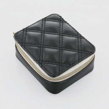 フラワーリング アクセサリーポーチ キルティング ブラック GPO0352-BK
