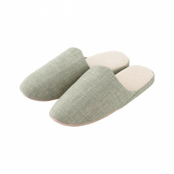 りぶはあと　ノーブルクラス　スリッパL　SAGE GREEN　33336-55