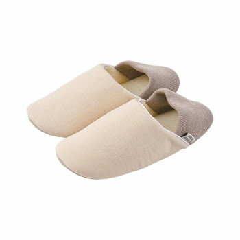 りぶはあと　エニー　防災スリッパM　IVORY　32421-12
