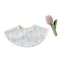 スタイ&ラトルセット チューリップ ピンク K55-07106