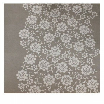 山田繊維 むす美 風呂敷 145 きもの包み 花唐草 グレー 22007-401