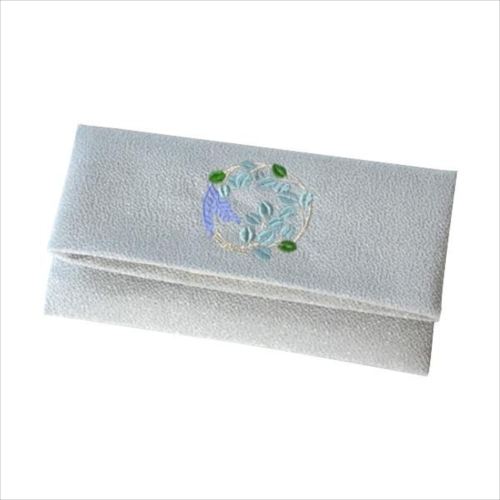 山田繊維　光悦ちりめん念珠入れ　　グレー　50057-002