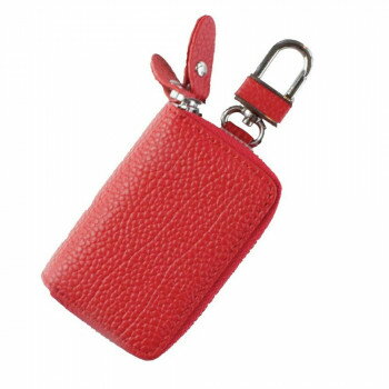 AWESOME(オーサム)　スマートキーケース　スタンダードシリーズ　ダブルファスナータイプ　レッド　ASK..