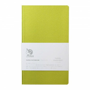 ドレスコ Dressco ペーパーノートブックL ライムゴールド 1742940