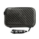 AWESOME(オーサム) カーボン調 フラットミニハードケース ブラック AS-FMH-C1