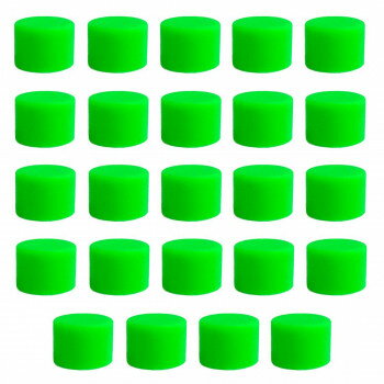 ホイールナットカバー 24個入り 19/21HEX グリーン AS-WNC24-08