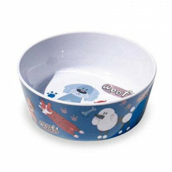 アボード メラミン樹脂 ウィムジードッグ ブルー ボウル M PE24133888